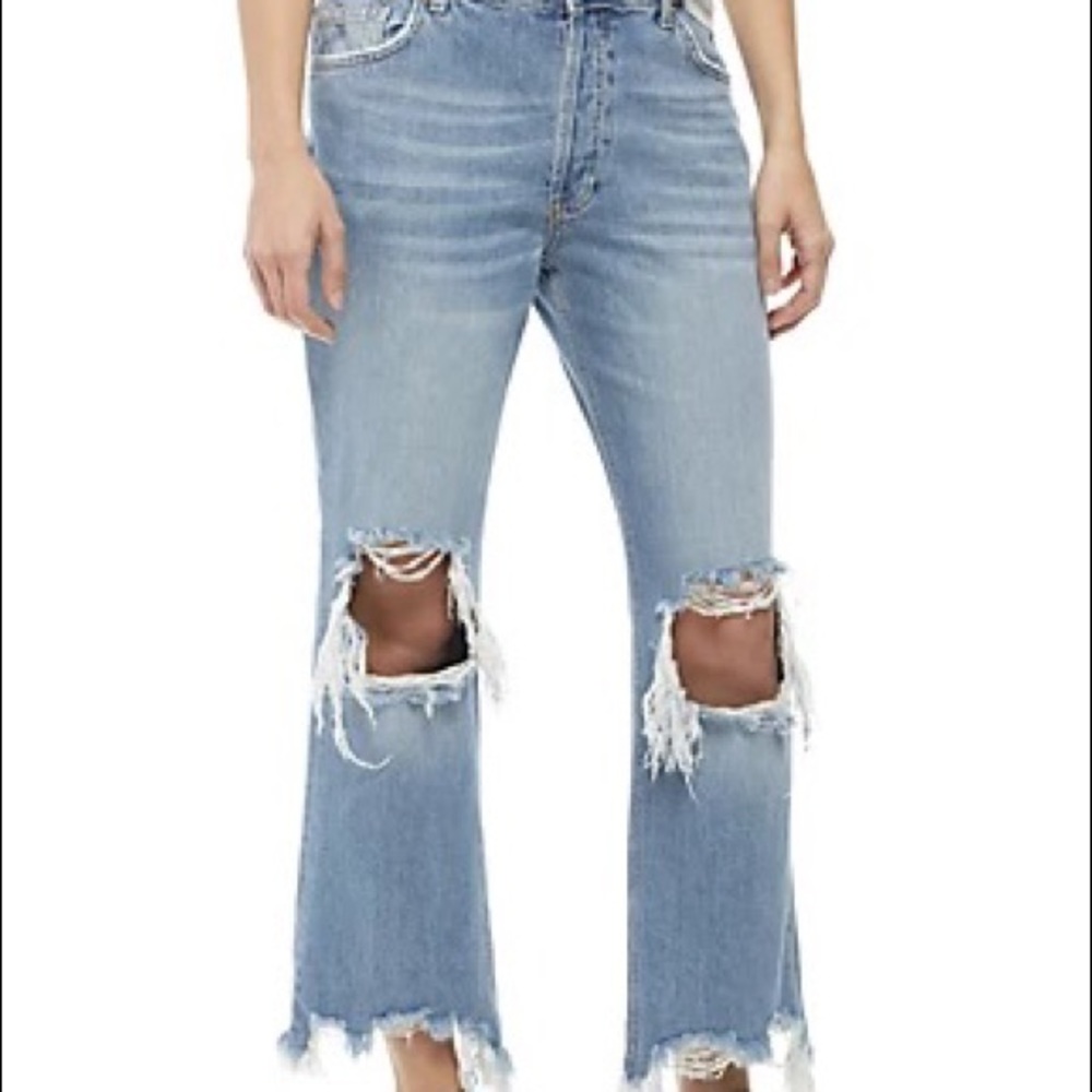 FREE PEOPLE Maggie Straight Jeans